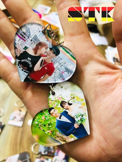 Móc khoá in ảnh theo yêu cầu