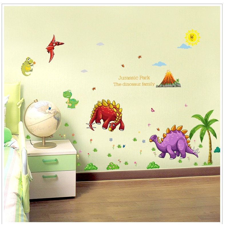 Tranh decal dán tường CHÚ GẤU PULL ĐI CÂU CÁ cho bé - Decal dán tường