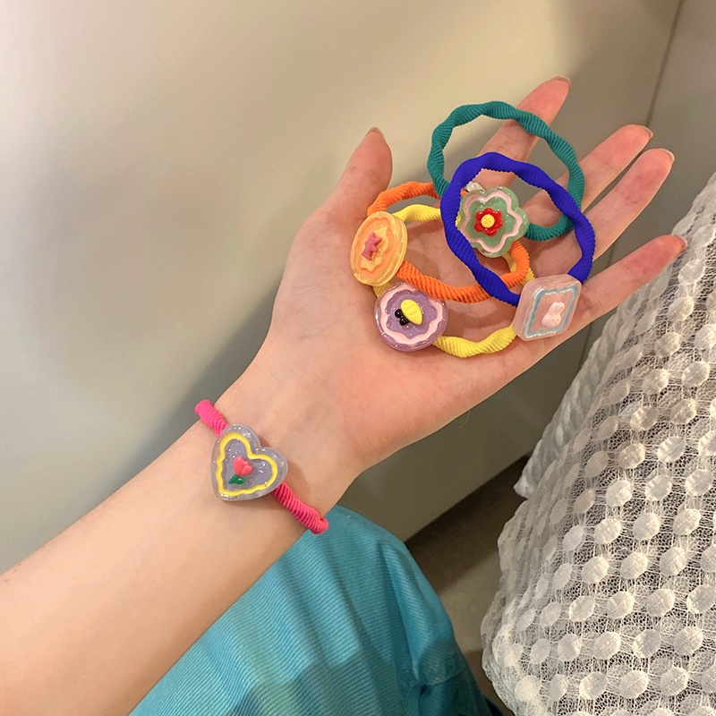 Dây Buộc Tóc Cao Su Nylon Dễ Thương