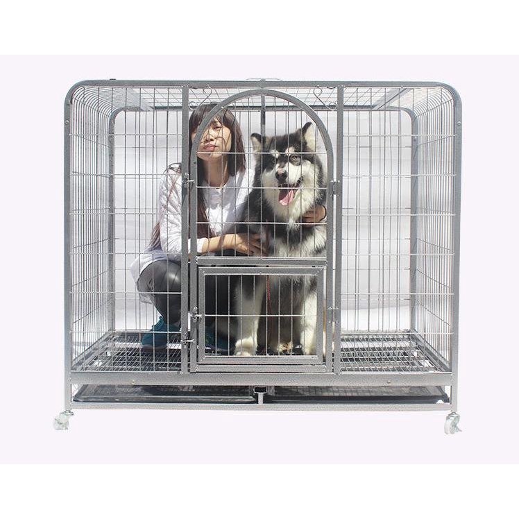 CHUỒNG LỚN SIZE ĐẠI 1m1 CHO CHÓ LỚN &lt;BECGIE, HUSKY, ALASKA&gt; - Kích thước 1M1