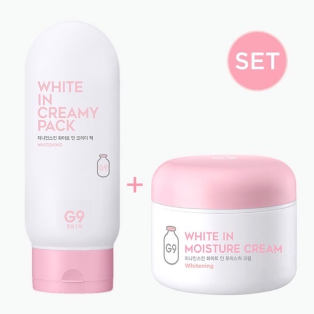 Set G9 Skin White In Creamy Pack