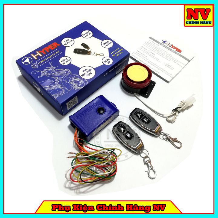 Chống Trộm Xe Máy Hyper Chính Hãng MVS Dùng Cho Nhiều Dòng Xe - BH 1 Năm