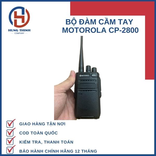Máy bộ đàm Motorola CP 2800 | Bộ đàm chính hãng với 16 kênh | Bảo hành 12 tháng | Dung lượng pin 4800mAh
