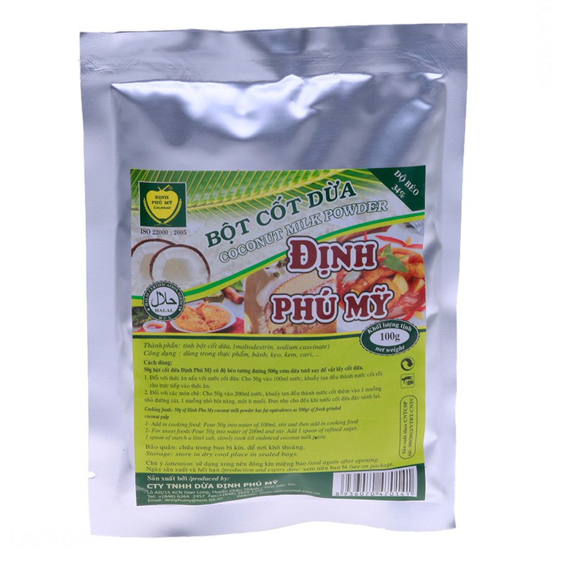 bột cốt dừa DPM 100g