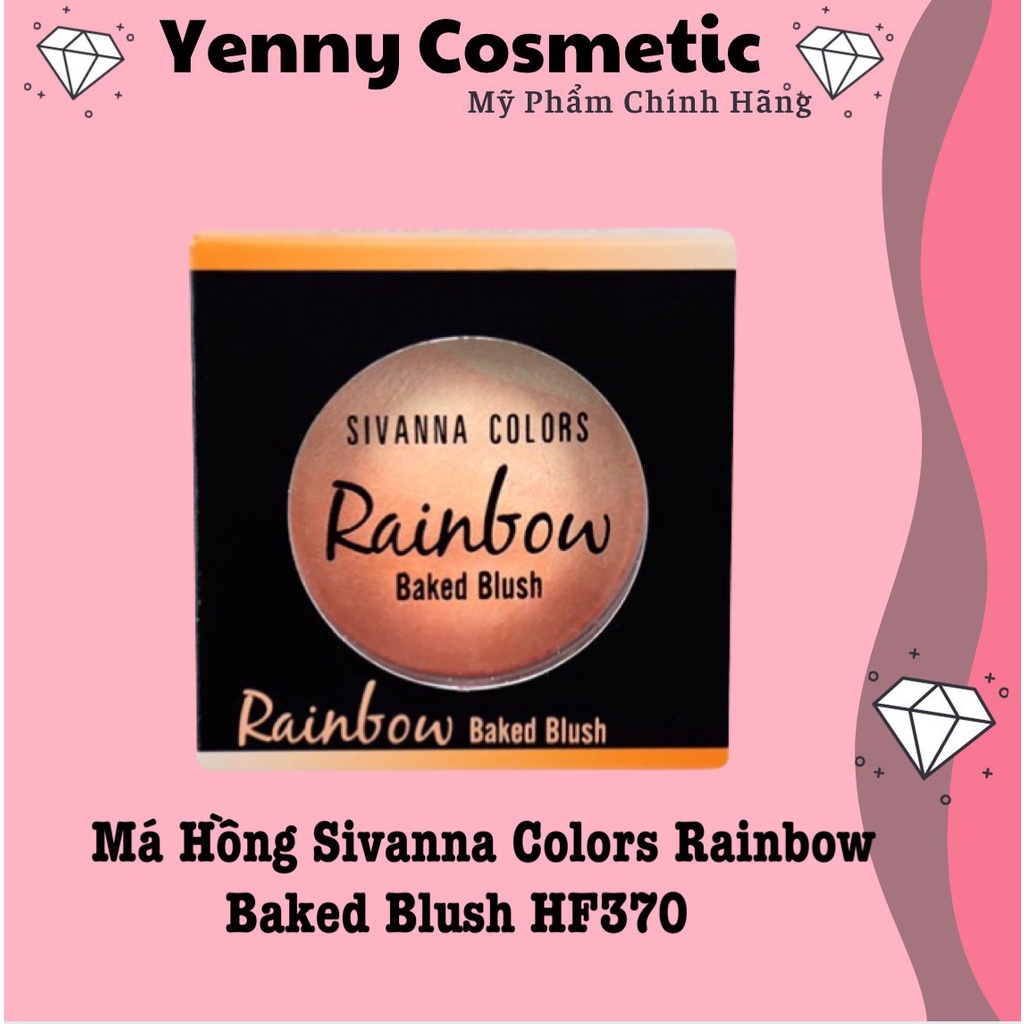 Má Hồng Sivanna Colors Rainbow Baked Blush HF370