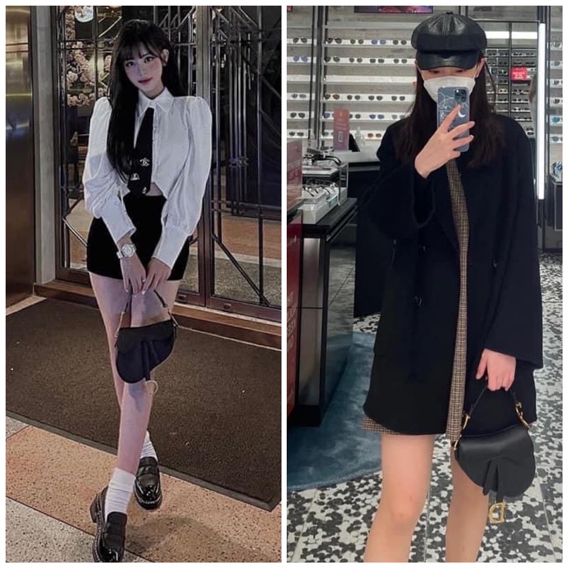 Túi kẹp nách DIO yên ngựa kèm dây đeo chéo hàng chuẩn