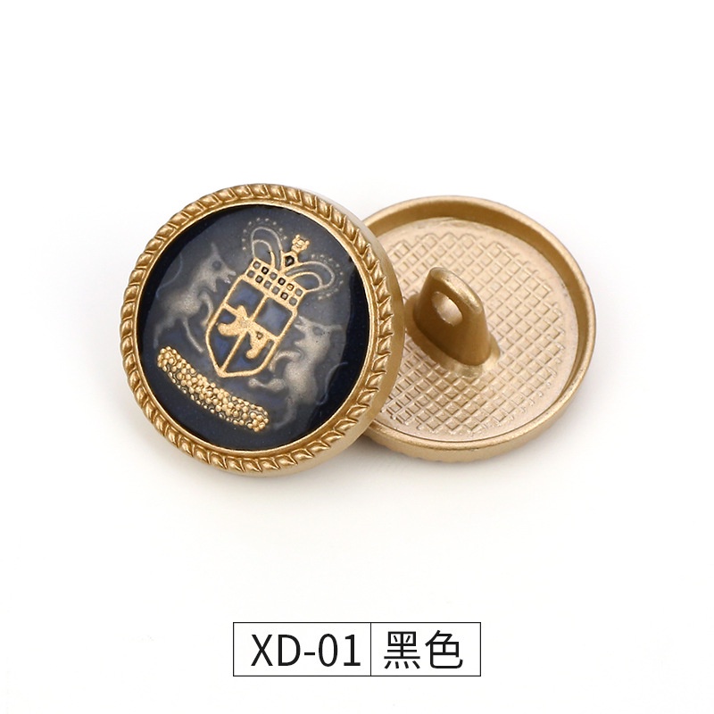 Set 10 nút áo khoác blazer bằng kim loại 21mm