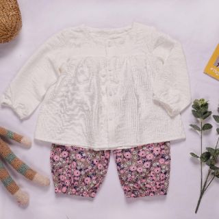 Set áo đũi quần hoa