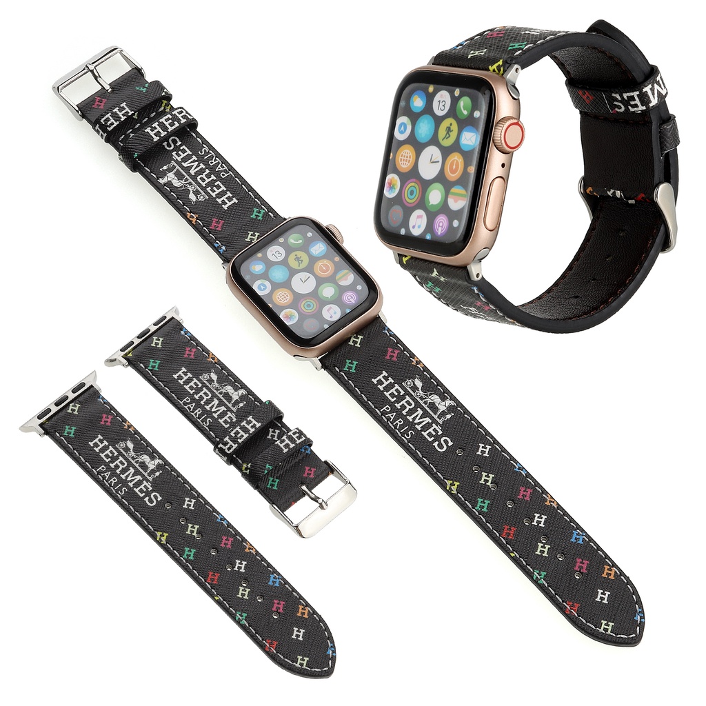 Hermès Dây đeo da Gucci cho đồng hồ thông minh Apple Watch 38 / 42mm