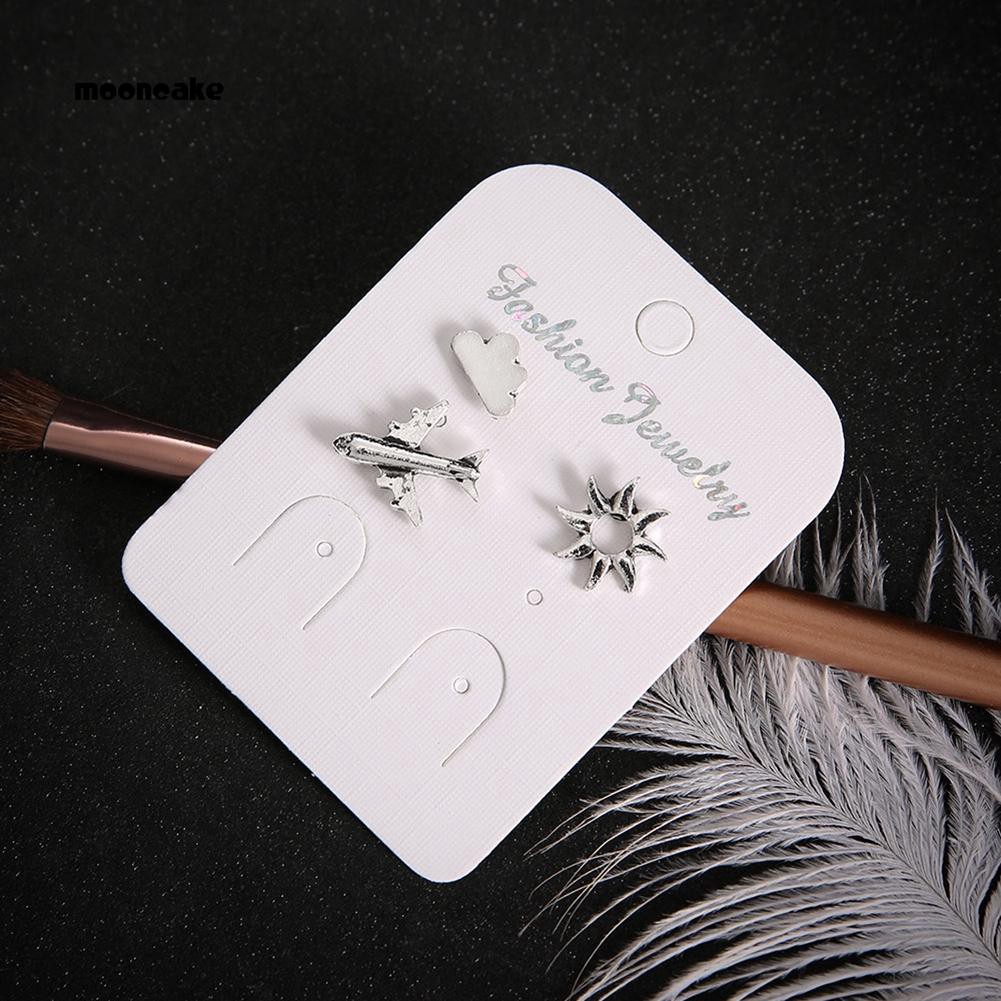 Set 3 hoa tai kiểu dáng thời trang phong cách cho nữ