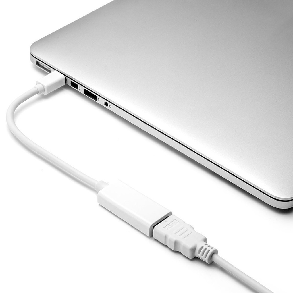 Mini DisplayPort DP Thunderbolt to HDMI Female Adaptor Cable for MacBook Pro/Air