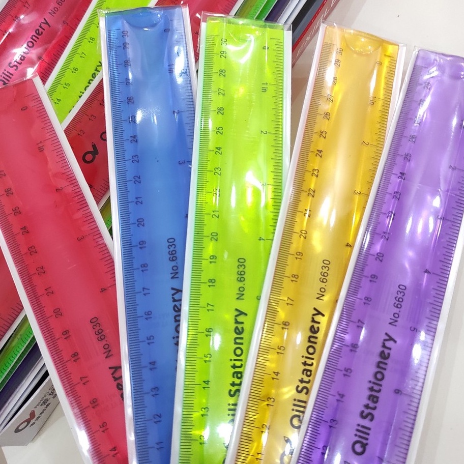 Set 2 cây thước dẻo 20cm Aihao