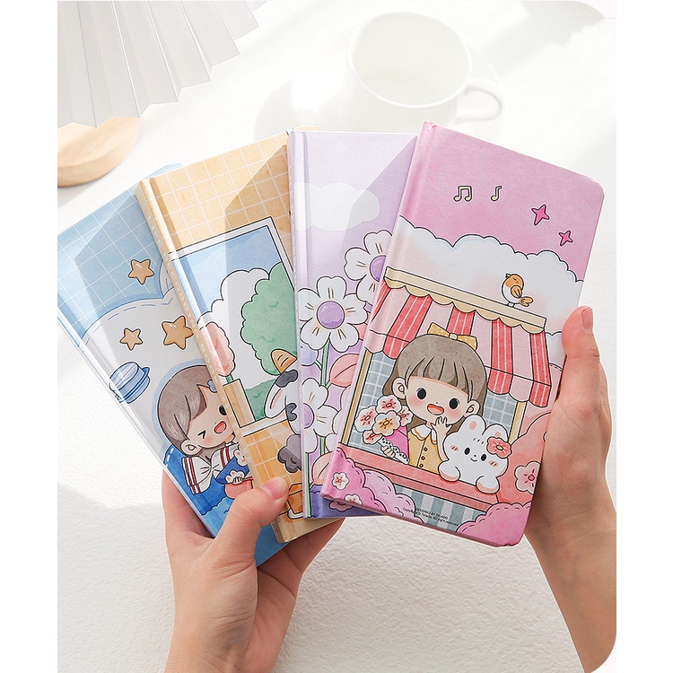 Peach Cute Girl weeks Notebook Memo Pad School Office Stationery Notepad