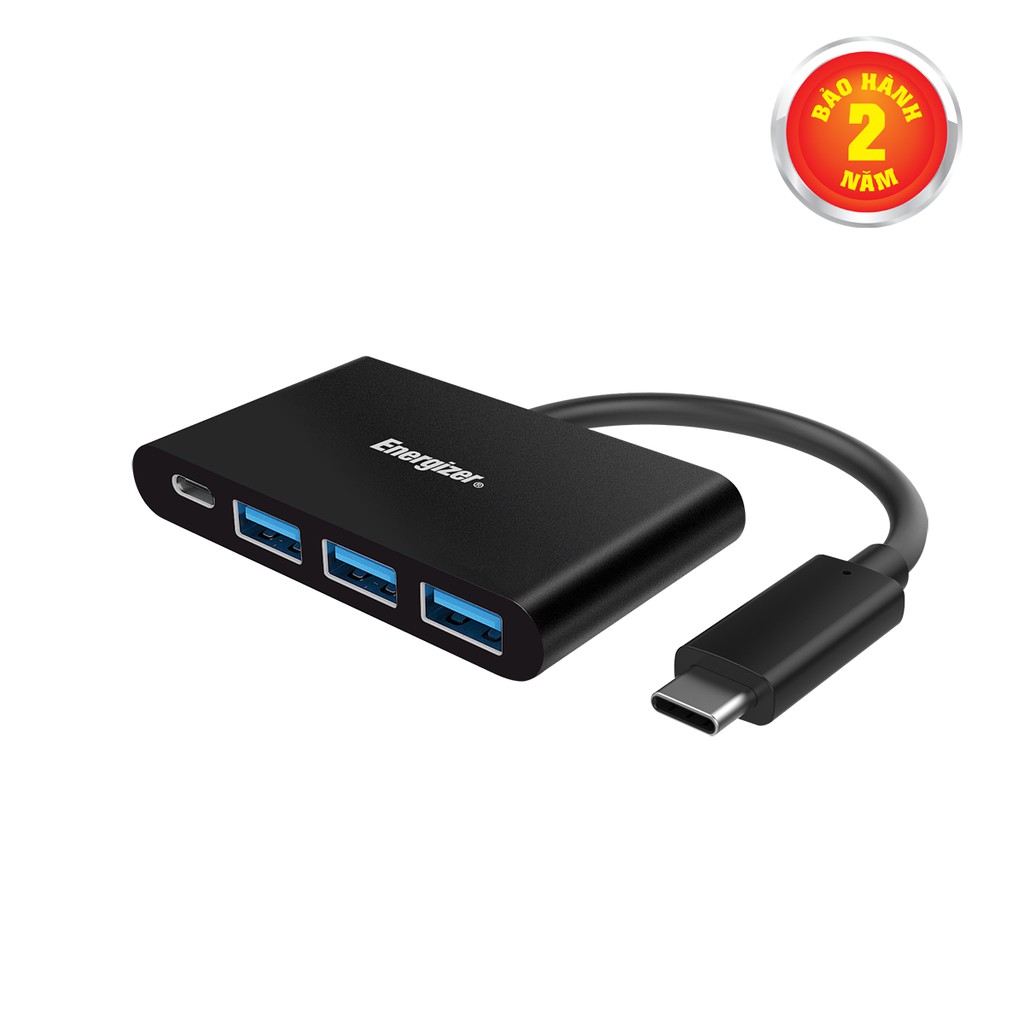 Bộ chuyển USB-C3.1 Hub Energizer 3USB-A/1USB-C - HC304AC