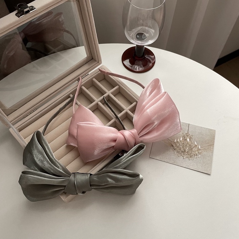 Bờm nơ voan bản lớn tiểu thư dễ thương B109