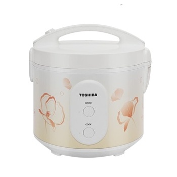 Nồi cơm điện cơ 1.8 lít lòng nồi chống dính Toshiba RC-18JE2VN(O) 650W - Hàng chính hãng
