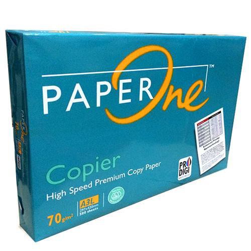 Giấy in A4 PAPER ONE định lượng 70 msg bề mặt của giấy nhẵn, đều hơn, giúp bạn có thể in ấn hoặc photocopy -Chính hãng