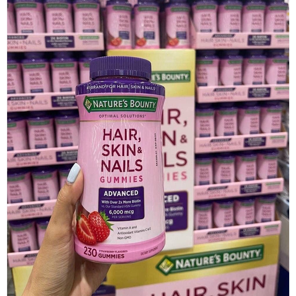 KẸO DẺO NATURE'S BOUNTY HAIR, SKIN & NAILS GUMMIES