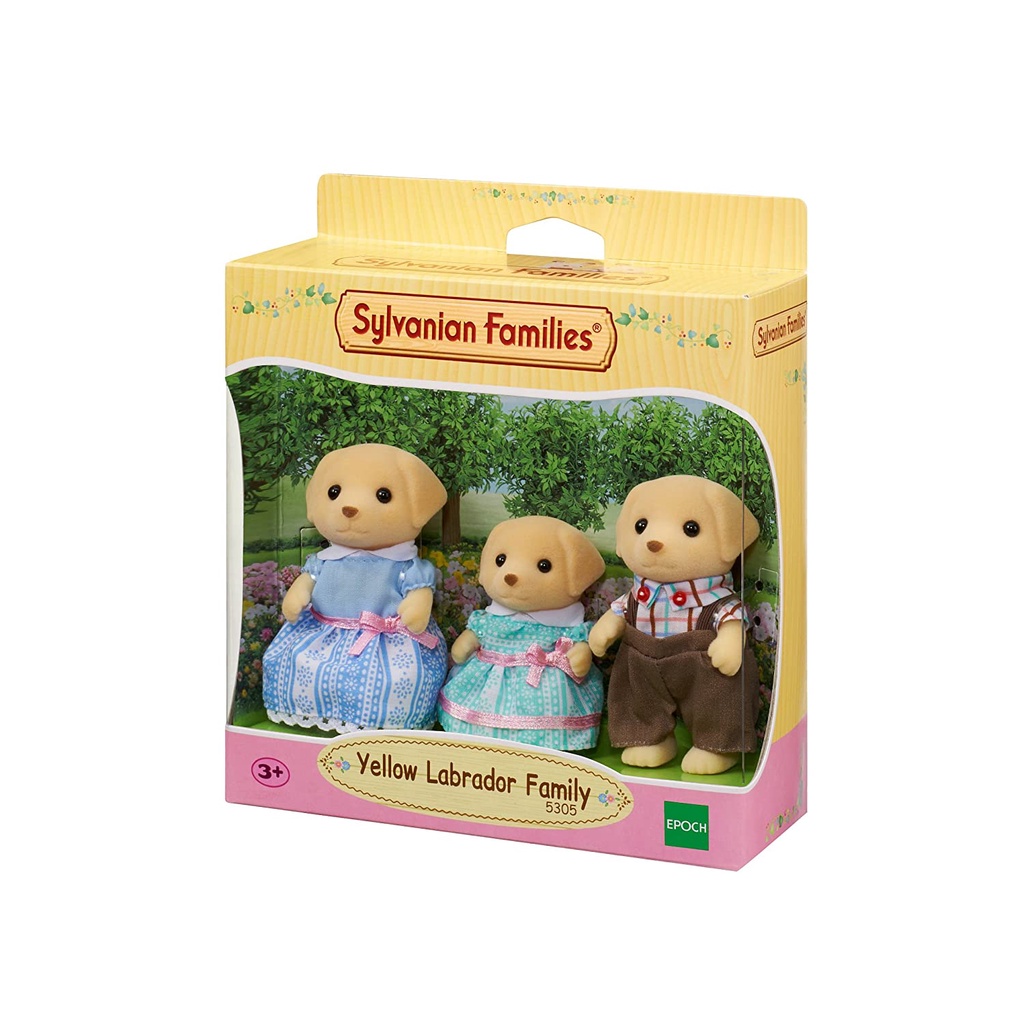 Đồ chơi nhập vai Gia đình chó Labrador (Bố/mẹ/chị) Epoch Sylvanian Families