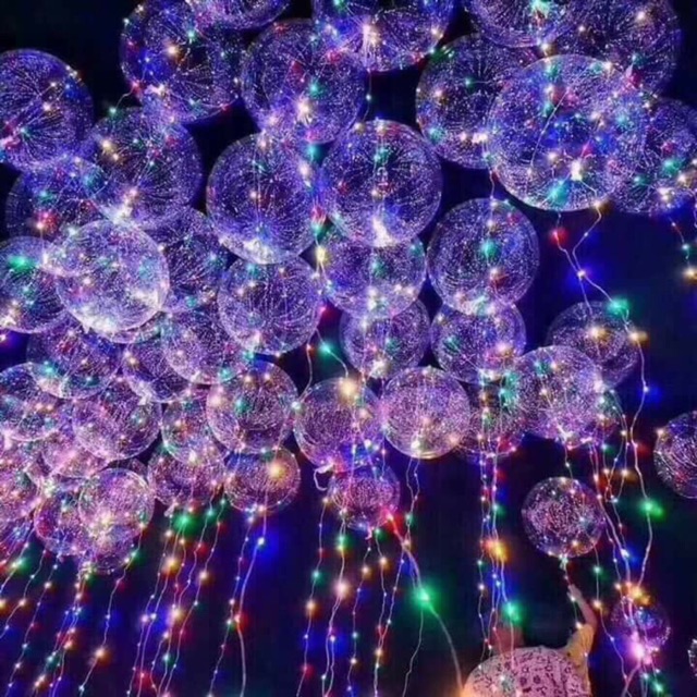 Combo 20 bóng galaxy và 1 bơm tay
