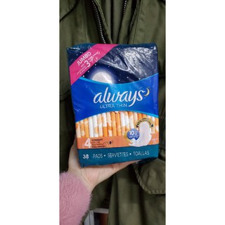 Băng vệ sinh always ultra thin 38 miếng over night size 4 - ảnh sản phẩm 6