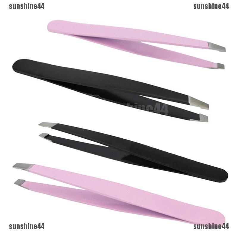 Nhíp Nhổ Lông Mày Làm Đẹp Màu Hồng / Đen