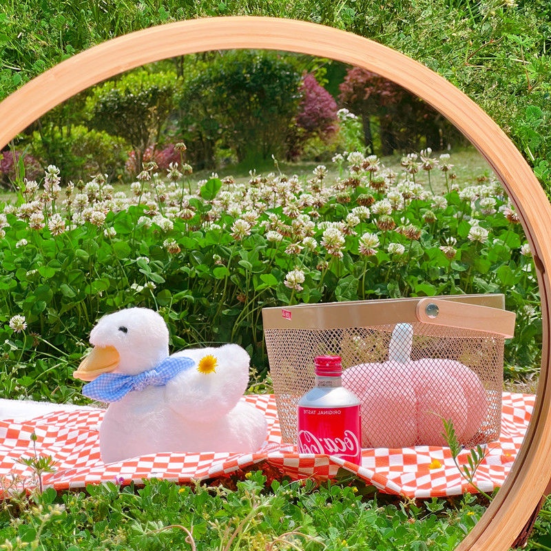 Bộ sưu tập các động vật nhỏ!Đồ Chơi Nhồi Bông Hình Chú Vịt con ếch Hoạt Hình Màu Trắng Đáng Yêu Dành Cho Bé