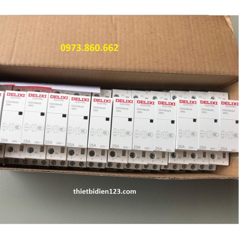 Khởi động từ 1 pha 25A delixi - Khởi tép 1 pha chất lượng cao 25A -TBĐ