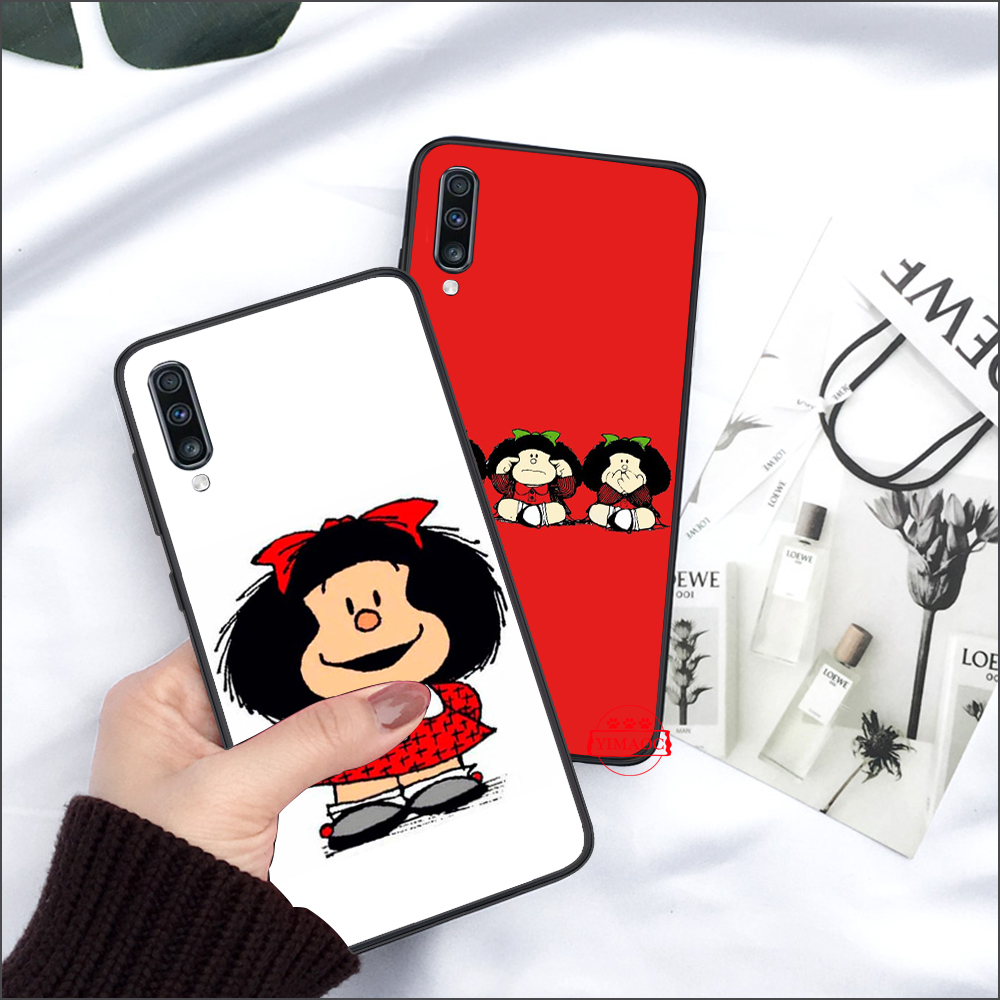 Samsung A31 A42 A02 A12 A32 A52 A72 F62 M62 Soft Case 201C Mafalda Classic image painting