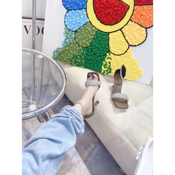 GIÀY Z A R A QUAI ĐÁ HẬU DÂY KÉO CAO 7 PHÂN VỀ ĐỦ MÀU