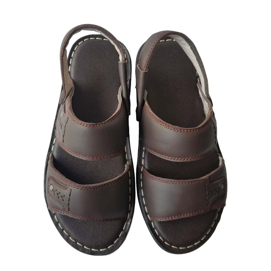 Giày Sandal Nam Da Bò BIGBEN May Đế SD94