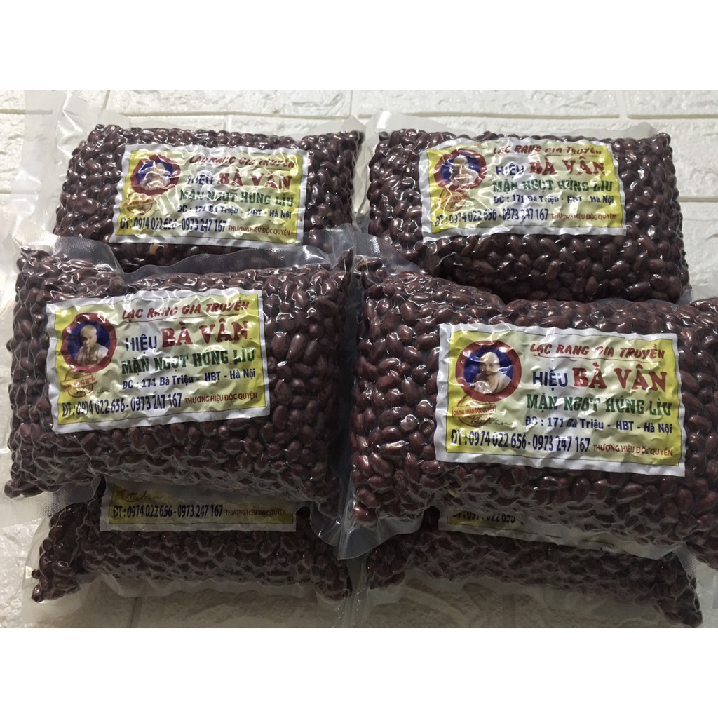 Lạc Rang Húng Lìu Gia Truyền Bà Vân 171 Bà Triệu HN ( Gói 500g )