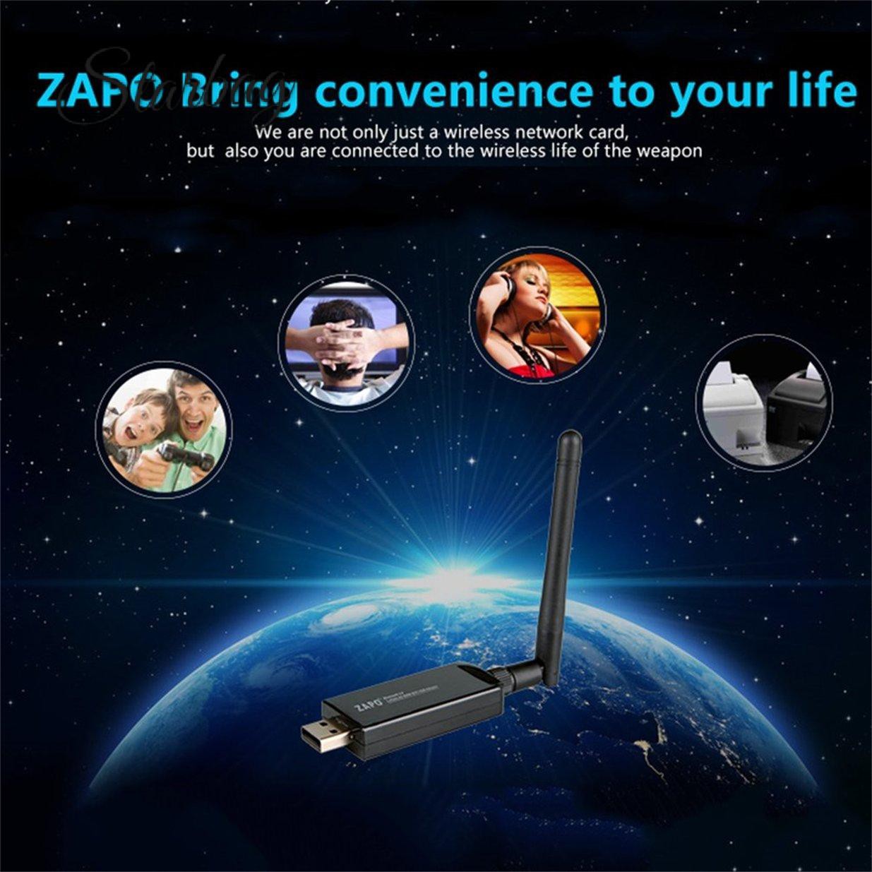 Card Mạng Wifi Zapo W67L-2Db 600m 4.0 Dual Band 2.4g-5.8g Usb2.0 | BigBuy360 - bigbuy360.vn