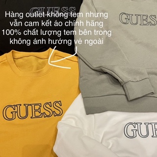 [HÀNG CHÍNH HÃNG] Áo nỉ tay dài Guess Sweater