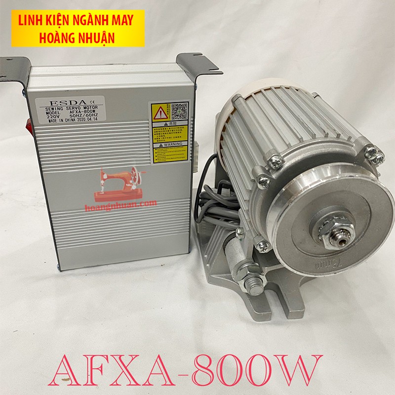 Motor tiết kiệm điện cho máy may công nghiệp 1 kim và vắt sổ công xuất 800w có clip hướng dẫn lắp đặt