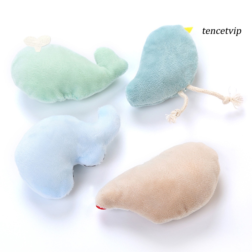 Đồ chơi gặm hình thú hoạt hình nhồi bông dễ thương cho thú cưng