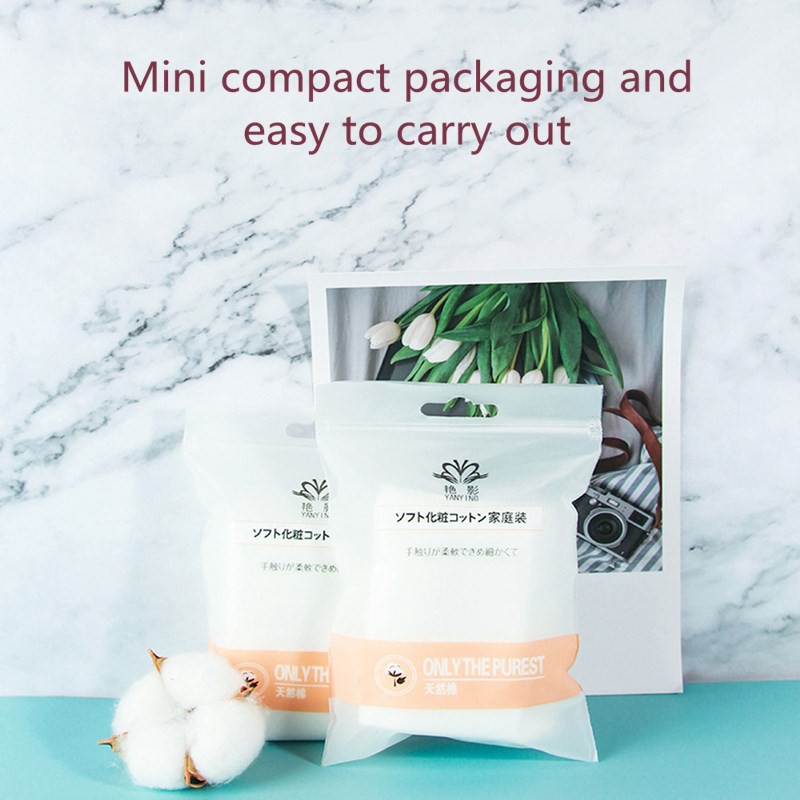 Mua 3 tặng 1-  90 miếng bông tẩy trang cotton Mixdair mềm mại, dùng được cả ướt và khô tiện lợi- Hanayuki Asia