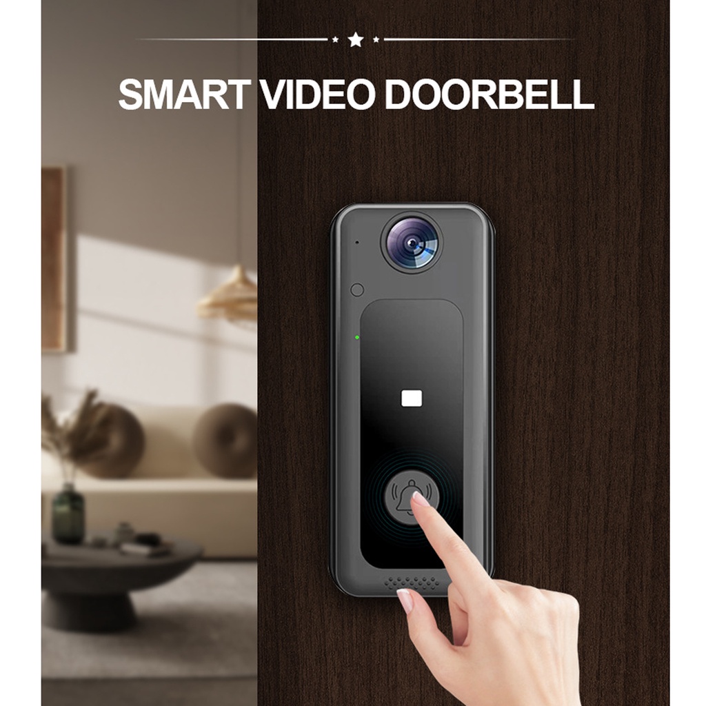 Bộ Chuông Cửa Có Camera Quay Video WiFi Không Dây Dolity2 Dành Cho Khách Sạn