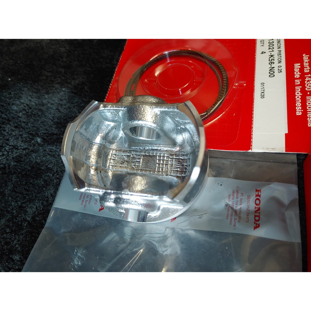 Bộ Piston Bạc COS 1  - Sonic 150R, Winner V1, WINNER X, GTR Indo - Chính Hãng Honda Indonesia ACR DOHC shop