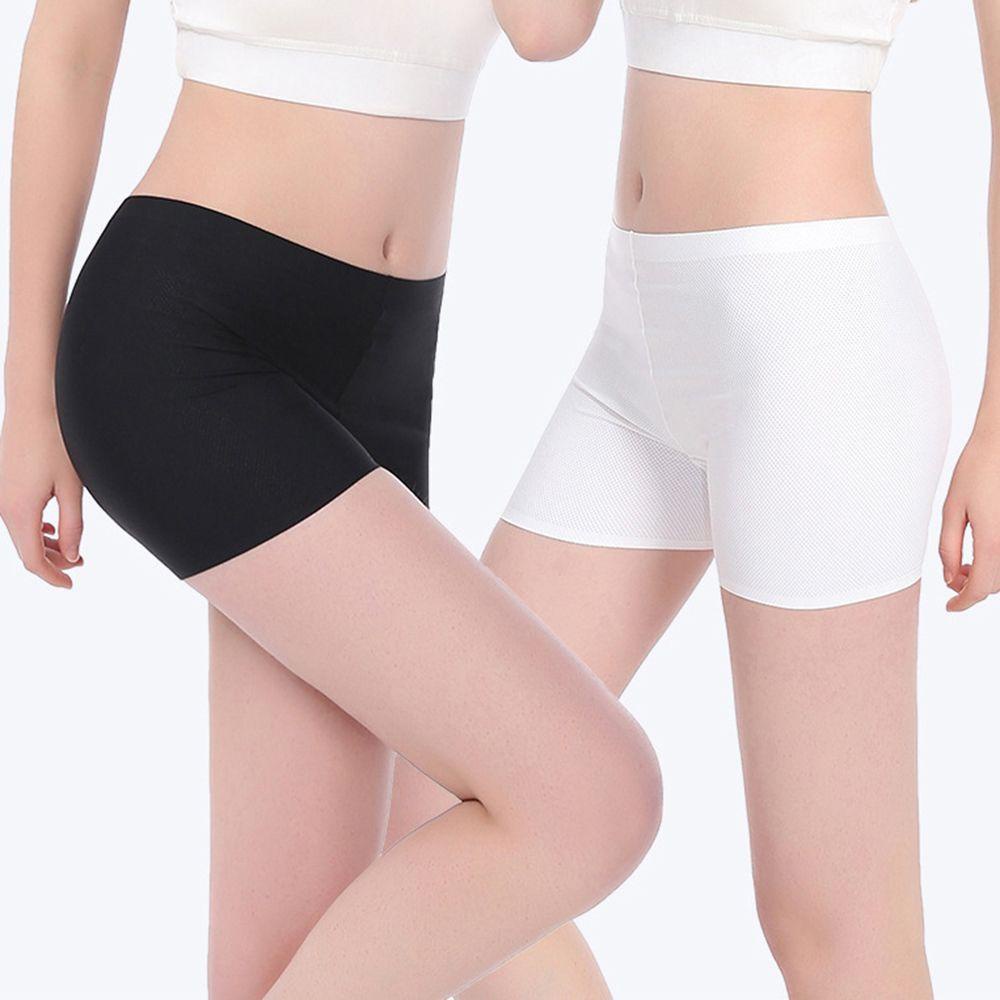 Quần Lót Lụa An Toàn Lưng Cao Không Đường May Plus Size KENT1