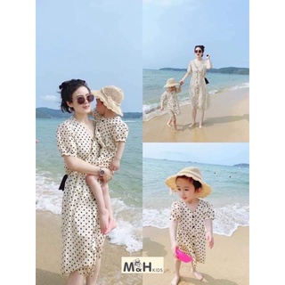 VÁY CẶP MẸ CON CHẤT ĐŨI MÁT