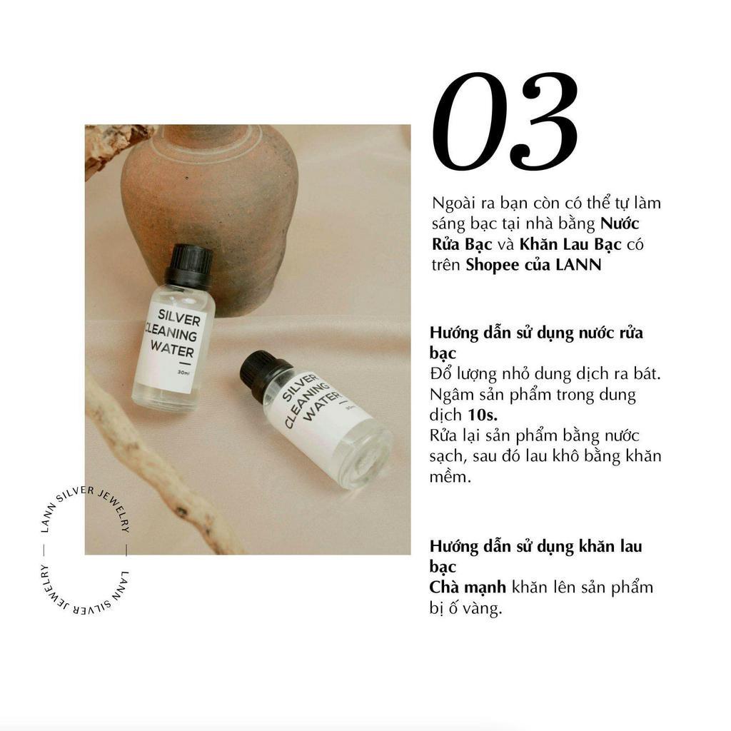 Khuyên tim đá nhỏ E392 LANN