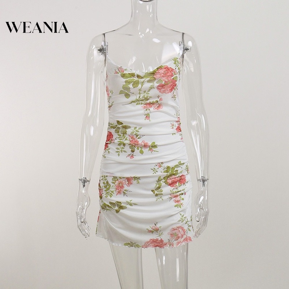 Đầm Body Hoạ Tiết Hoa Thiết Kế Ôm Sát Quyến Rũ