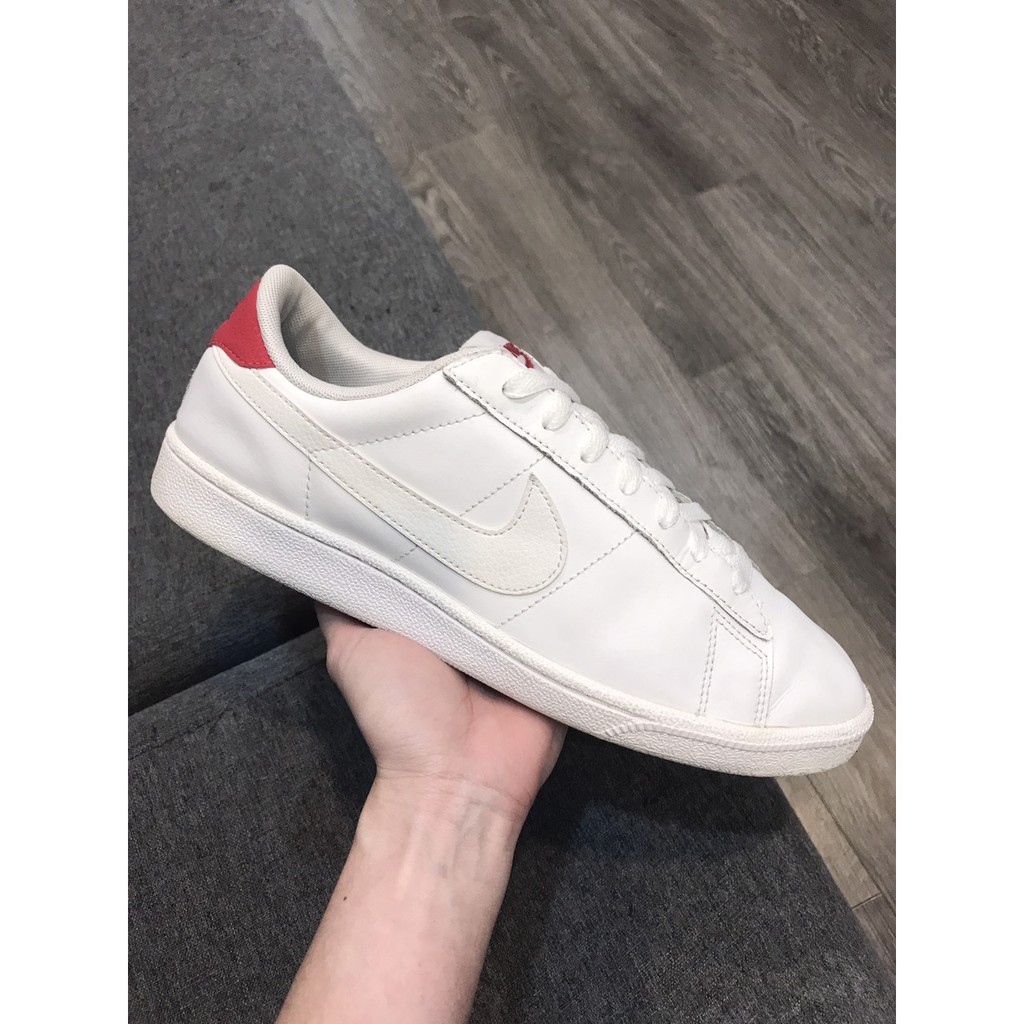 Giày 2hand real NK Tennis Classic CS trắng size 41 26cm SP1988