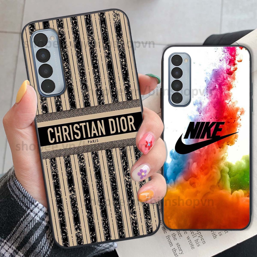 Ốp Oppo Reno4 / Reno4 Pro / Reno 4 in hình thương hiệu nhiều màu sắc thể thao cá tính thời trang