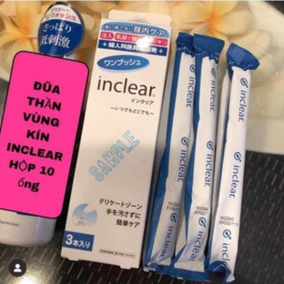 ĐŨA THẦN INCLEAR SE KHÍT VÙNG KÍN - hộp 10 cây