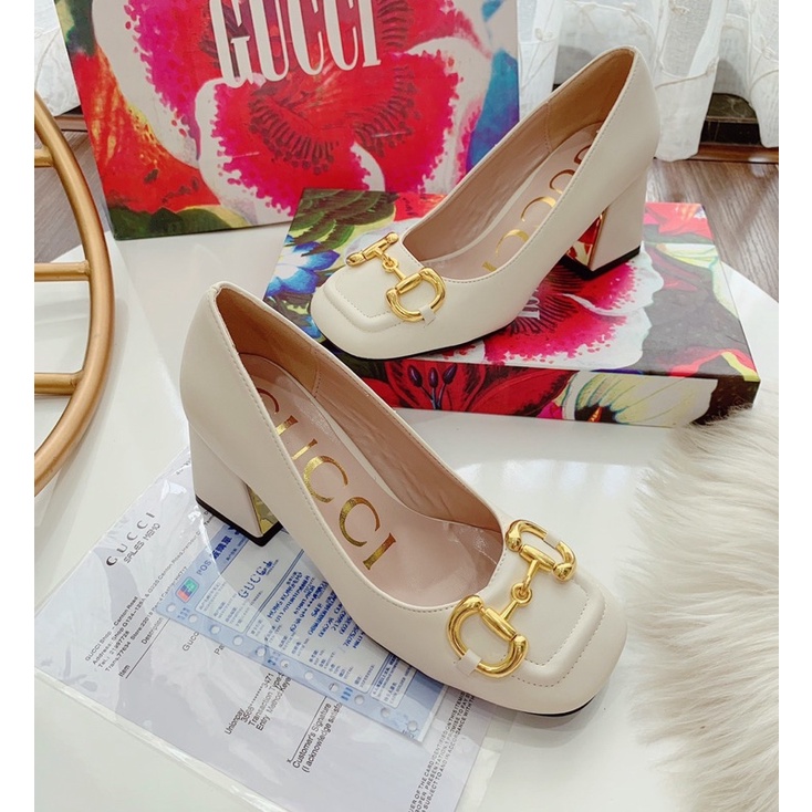 Đầm gu.cci da lò khóa vàng