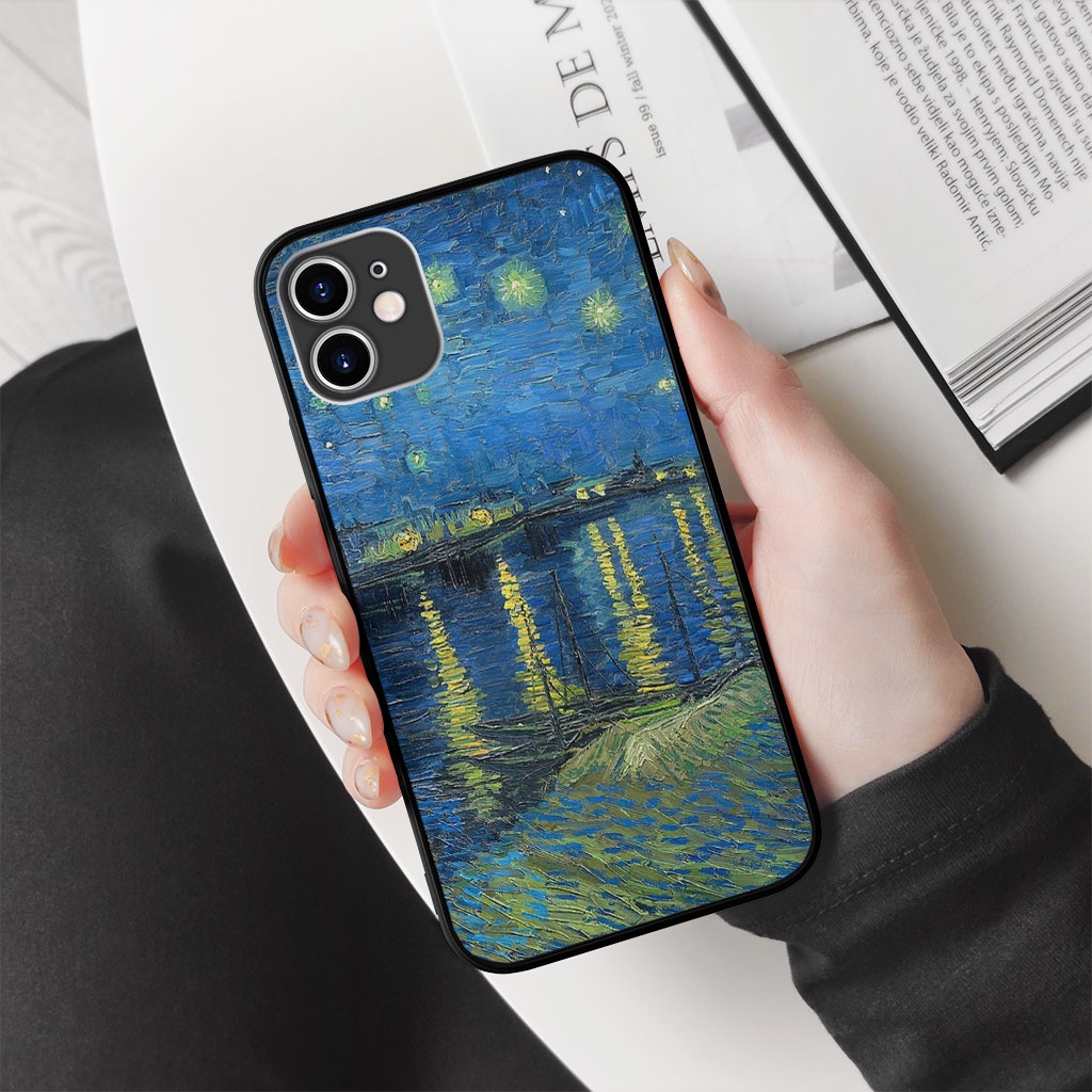 Ốp Lưng Van gogh starry night  Mr.Simple Shop cho Iphone 5 6 7 8 Plus 11 12 Pro Max X Xr PAP20211425