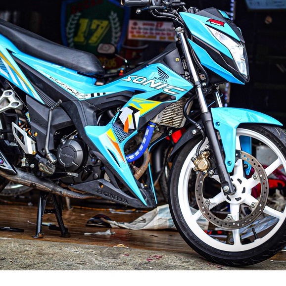 Tem Rời Honda Sonic 150R Dán Xe Xanh Da Trời - Tem Chuẩn Hình