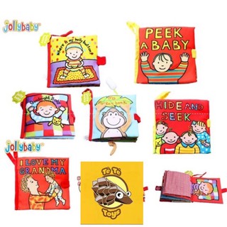 Sách vải ú oà - Sách vải JollyBaby - Đồ chơi cho bé